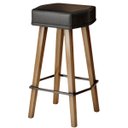 Ver imagem 1 de Banqueta Alta sem Encosto para Balcão Cozinha Decor Gourmet Pés Palito Bancada Resistente Ilha Luxo