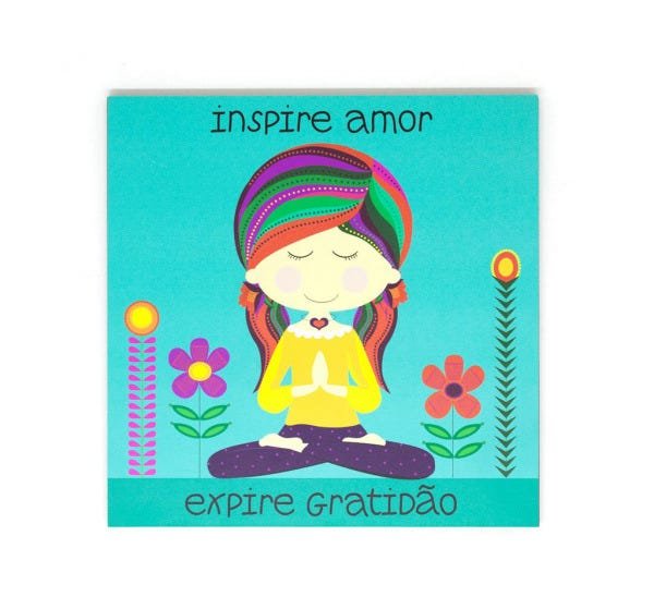 Quadro Garota Meditação