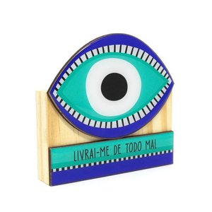 Escultura Olho Grego 8 cm