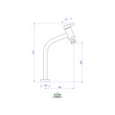 Ver imagem 2 de Torneira de Mesa para Cozinha 1167 Link Cromado - Deca