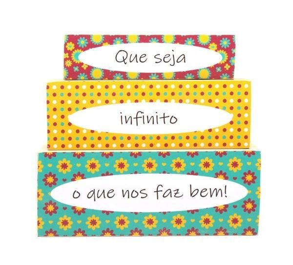 Frase em Bloco Que Seja Infinito - 1
