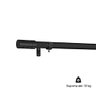 Kit Varão Extensor 160 a 300cm Cilindrica Preta 25-28mm - 5