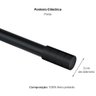 Kit Varão Extensor 160 a 300cm Cilindrica Preta 25-28mm - 4