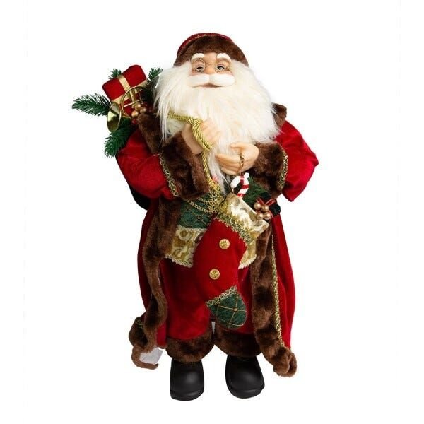 Papai Noel Magic Tradicional Luxo com 30cm de Altura| Linha Natal Encantado Formosinha - 1