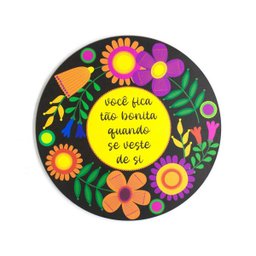 Quadro Guirlanda Flor - 1