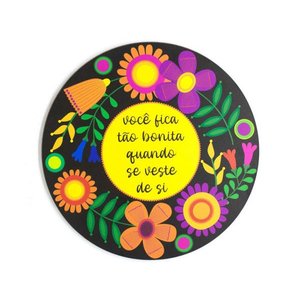 Quadro Guirlanda Flor