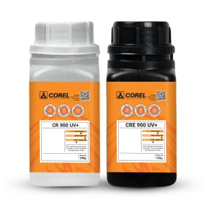 Kit Resina Epóxi e Endurecedor CR  900 UV+ de Alta Viscosidade e Baixa Espessura (200 g + 102 g)