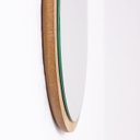 Ver imagem 4 de Espelho Oval Shay Grande 90cm x 30cm Minimalista com Moldura em Madeira Tauari Casavee