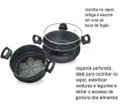 Ver imagem 2 de Legumeira Preta Antiaderente Al Vapore 18 Dona Chefa