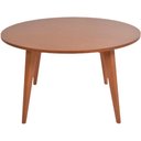 Ver imagem 3 de Mesa Elegance Redonda em Madeira Maciça 136cm Amêndoa