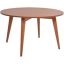 Ver imagem 2 de Mesa Elegance Redonda em Madeira Maciça 136cm Amêndoa