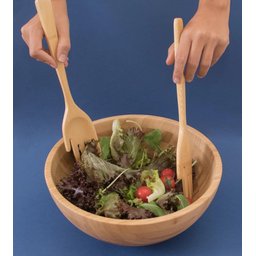 Pegador de Saladas de Maozinha Bambu - 2