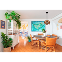 Ver imagem 4 de Luminária Lustre Pendente E27 Madeira Teto Sala Cozinha Lúpulo M Cor Pau Ferro