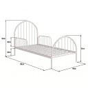Ver imagem 5 de Cama Hope Solteiro:Branco