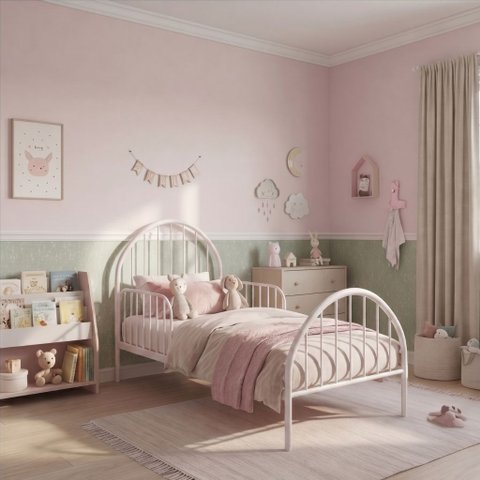 Cama Hope Solteiro:Branco