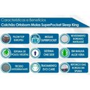 Ver imagem 3 de Colchão Molas Ensacadas Superpocket Sleep King Ortopillow (186x198x32) - Ortobom