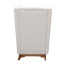 Ver imagem 7 de Poltrona Amamentação Balanço Cadeira Descanso Aquila Retrô Puff Linho - Twdecora