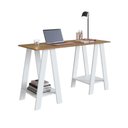 Ver imagem 3 de Mesa Escrivaninha Cavalete Nova Móbile Mel Branco