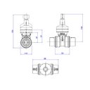 Ver imagem 2 de Base Registro de Gaveta Deca 4509.202.PVC para Tubulação em PVC 25mm Bruto