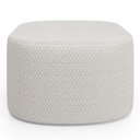Ver imagem 6 de Kit 02 Puffs Decorativos Orgânico para Living Quarto 70cm Doha W01 Bouclê Cru - Lyam Decor
