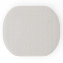 Ver imagem 7 de Kit 02 Puffs Decorativos Orgânico para Living Quarto 70cm Doha W01 Bouclê Cru - Lyam Decor