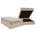 Ver imagem 1 de Cama Box Baú Solteiro + Colchão Molas Inovaflex Supreme