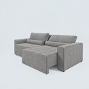 Ver imagem 3 de Sofa Cama 260cm Retratil e Reclinavel 4 Lugares Nepal