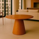 Ver imagem 6 de Mesa de Jantar Redonda 4 Lugares de Madeira Maciça Lyon Amadeirada