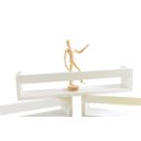 Ver imagem 4 de Kit 2 Prateleiras para Livros Enfeite Nicho Branco