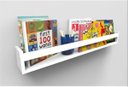 Ver imagem 2 de Kit 2 Prateleiras para Livros Enfeite Nicho Branco