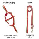 Ver imagem 3 de Peitoral e Guia para Cachorros - Tamanho Pequeno - Modelo Melancia