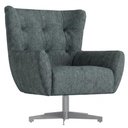 Ver imagem 1 de Poltrona Decorativa Malta Base Giratoria Linho Tcs 718 Moll