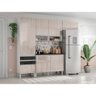 Cozinha Compacta Bartira Jaspe com 6 Portas, 3 Gavetas e 6 Prateleiras - 1