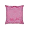 Capa para Almofada em Tecido Jacquard Rosa Pink Chiclete Medalhão - 1