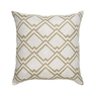 Capa de Almofada para Sofá Geométrico Bege e Branco - 1