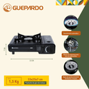 Ver imagem 5 de Kit Camping Maxi com Barraca 4 Pessoas Onix Blackout, Colchão Casal Bomba Embutida e Fogareiro Nauti