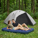 Ver imagem 2 de Kit Camping Maxi com Barraca 4 Pessoas Onix Blackout, Colchão Casal Bomba Embutida e Fogareiro Nauti