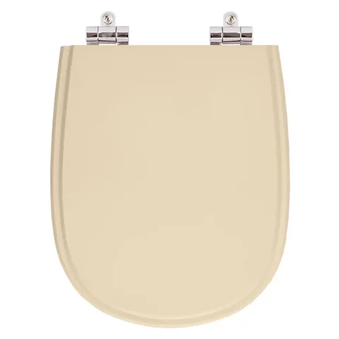 Assento Sanitario Poliester com Amortecedor Paris Visone (Salmao) para Vaso Ideal Standard