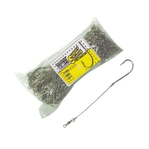 Anzol Encastoado Pesca 2/0 Marine Sports 4330 - 100un