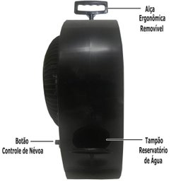 Climatizador de Ar Parede Portátil Super Bob 2020 by Shoppstore, 148 W Fluxo Ar:1700m³/h Marca: Joap - 4