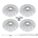 Ver imagem 1 de Refil Mop 360 Nano Microfibra Kit para 1 Ano C/4un Padrão Usa 110 Gramas, Ø350 Mm, Marca: Flexmop