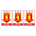Ver imagem 1 de Combo 3 Placas De Sinalização Extintor ABC Pó Químico 20x30 Acesso - X-715 F9e