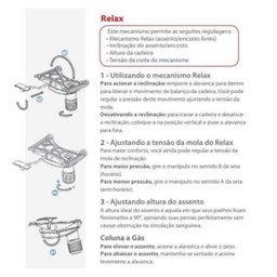 Cadeira de Escritório Day Presidente Nr17 Cinza Base Cromada Ergonômica Comprealegre - 2