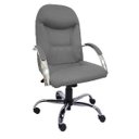 Ver imagem 1 de Cadeira de Escritório Day Presidente Nr17 Cinza Base Cromada Ergonômica Comprealegre