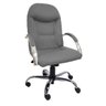Cadeira de Escritório Day Presidente Nr17 Cinza Base Cromada Ergonômica Comprealegre - 1