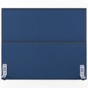 Ver imagem 7 de Cabeceira Cama Box Casal Com Tachas 140 cm Vicenza L02 Suede Azul Marinho - Lyam Decor