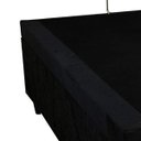 Ver imagem 3 de Base Box Baú Casal Box Suede Preto 40x138x188