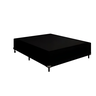 Base de Cama Box Casal 138x188 Preto Suede - 1