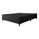 Ver imagem 3 de Base de Cama Box Casal 138x188 Preto Suede
