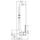 Ver imagem 3 de Torneira Misturador Monocomando Docol Lift 796206 de Bancada Cromada